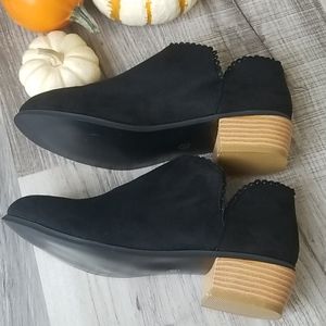 Black booties size 6.5